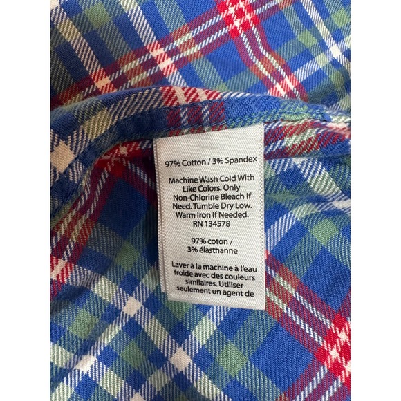 Vineyard Vines Mens Medium Slim Fit Tucker Shirt Plaid Button‎ Down Blue - Picture 4 of 9